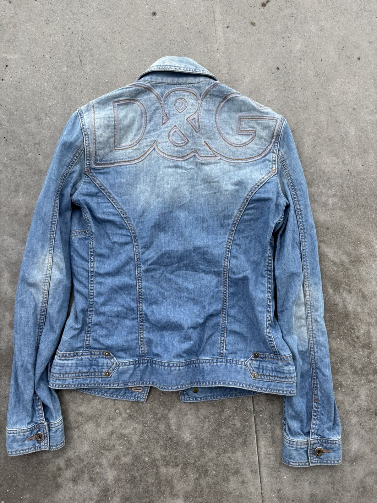 Designer × Dolce & Gabbana × Vintage Dolce&Gabbana Denim Vintage Buttonup shirt Size XS / US 0-2 / IT 36-38 - 2 Thumbnail