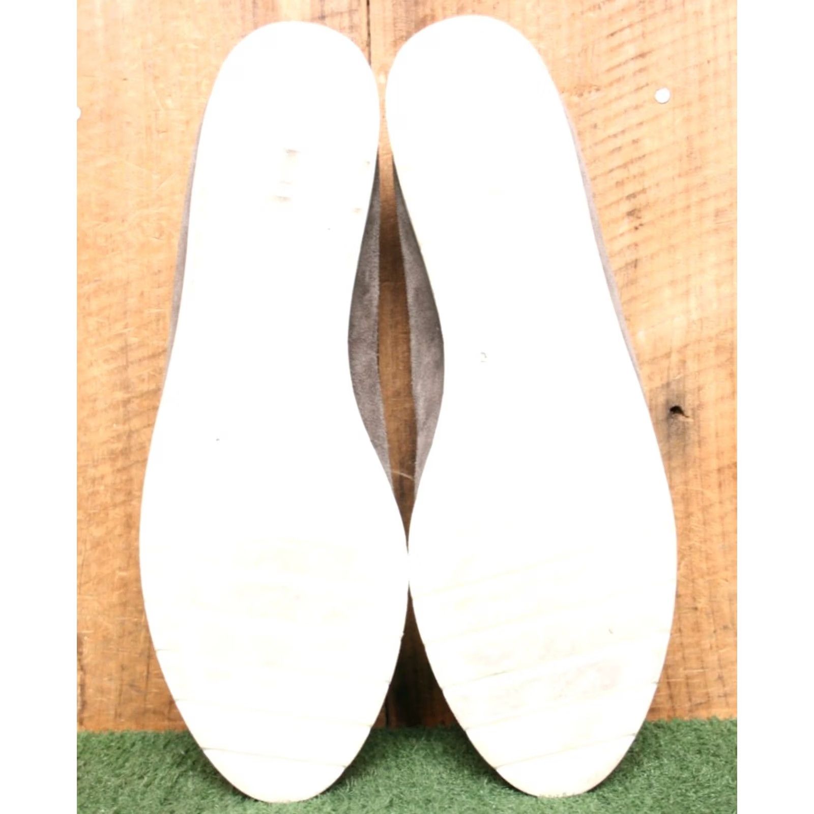 Eileen Fisher EILEEN FISHER Humor Graphite Sport Suede Mini Wedge Loafers Sz. 10 Women Leather Lining Gray Slip On Vintage Mens? Size US 10 / IT 40 - 5 Thumbnail