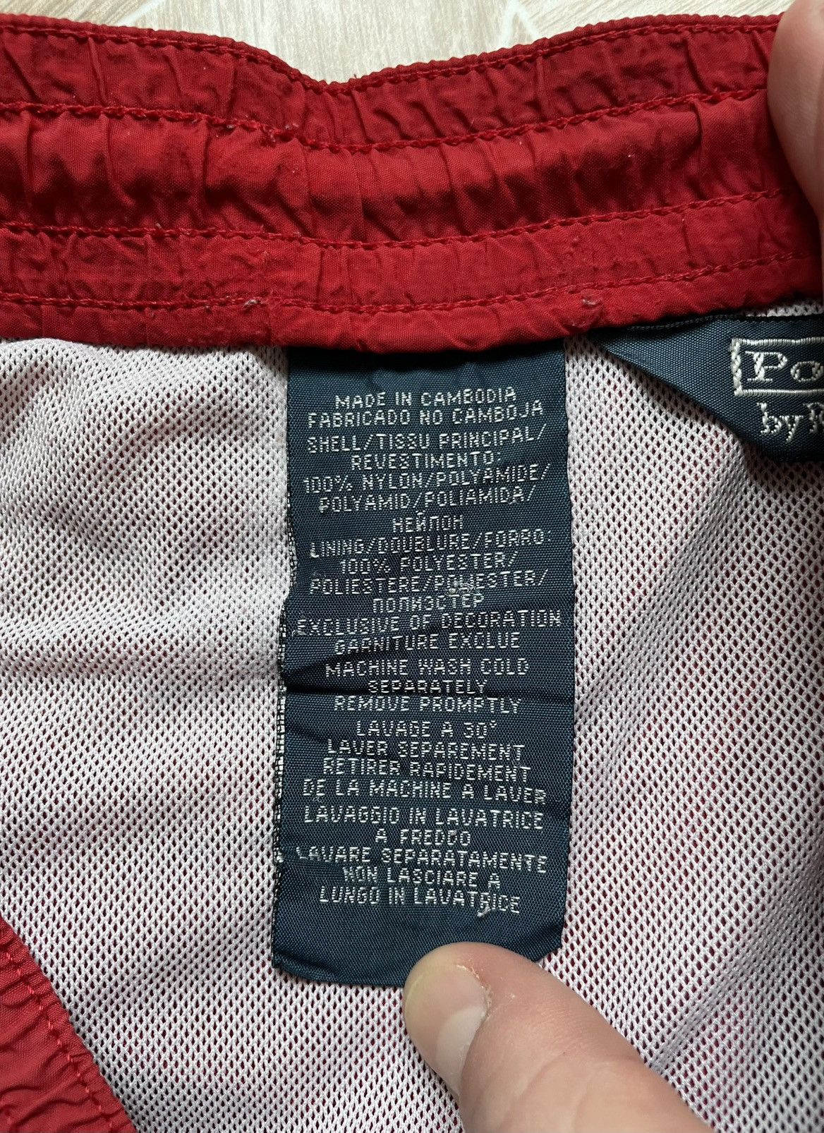 Polo Ralph Lauren Vintage Polo Ralph Lauren Swimwear Rider Logo Nylon Shorts L Size US 34 / EU 50 - 13 Thumbnail