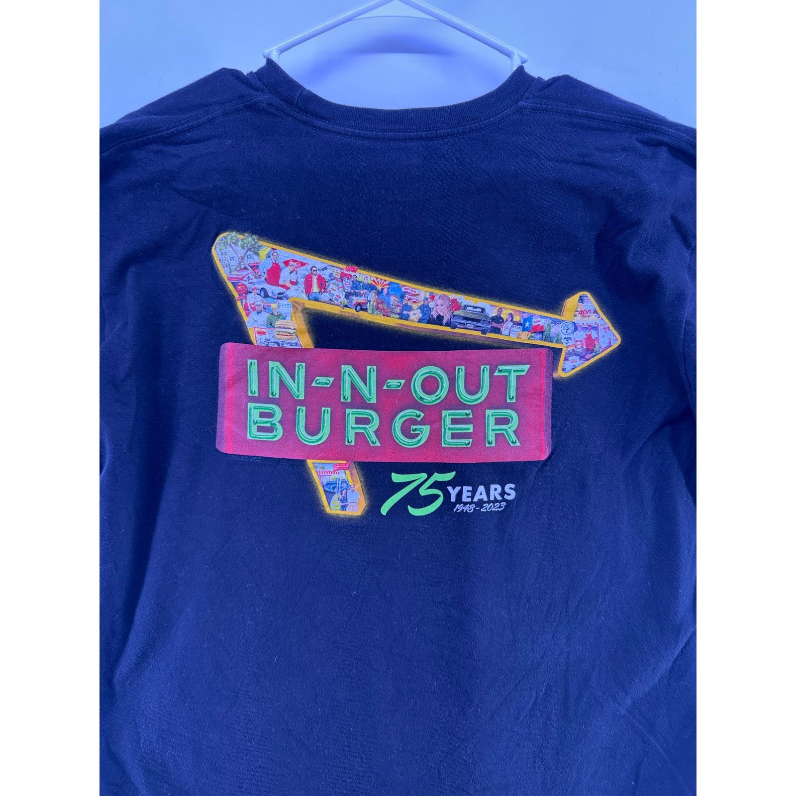 & Other Stories In N Out 75 Years Design Black Tshirt Size 2XL Size US XXL / EU 58 / 5 - 7 Thumbnail