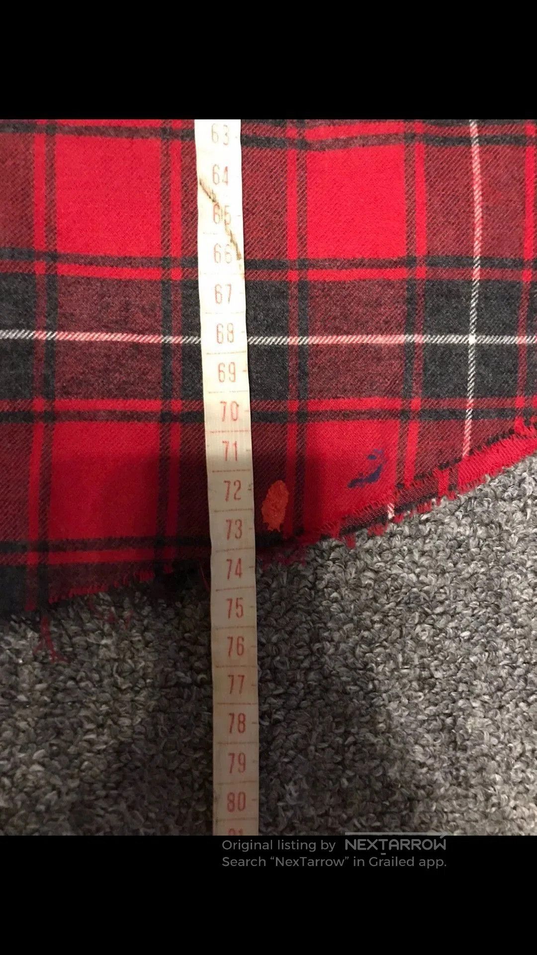 Amiri Red Plaid Graphic Button-Up Shirt XS. Size US XS / EU 42 / 0 - 9 Thumbnail