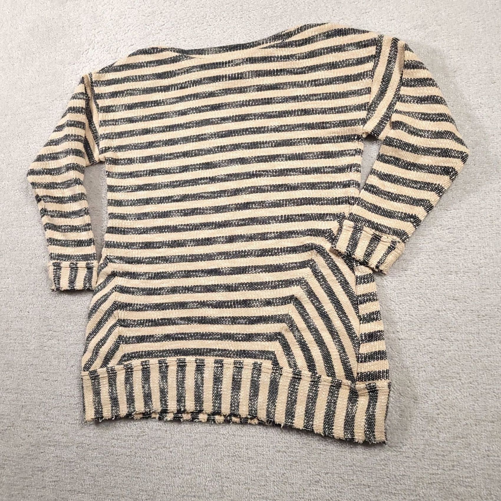 Soft Surroundings Soft Surroundings Shirt Women's Petite Medium PM Stripe Knit Long Sleeve Size M / US 6-8 / IT 42-44 - 2 Thumbnail