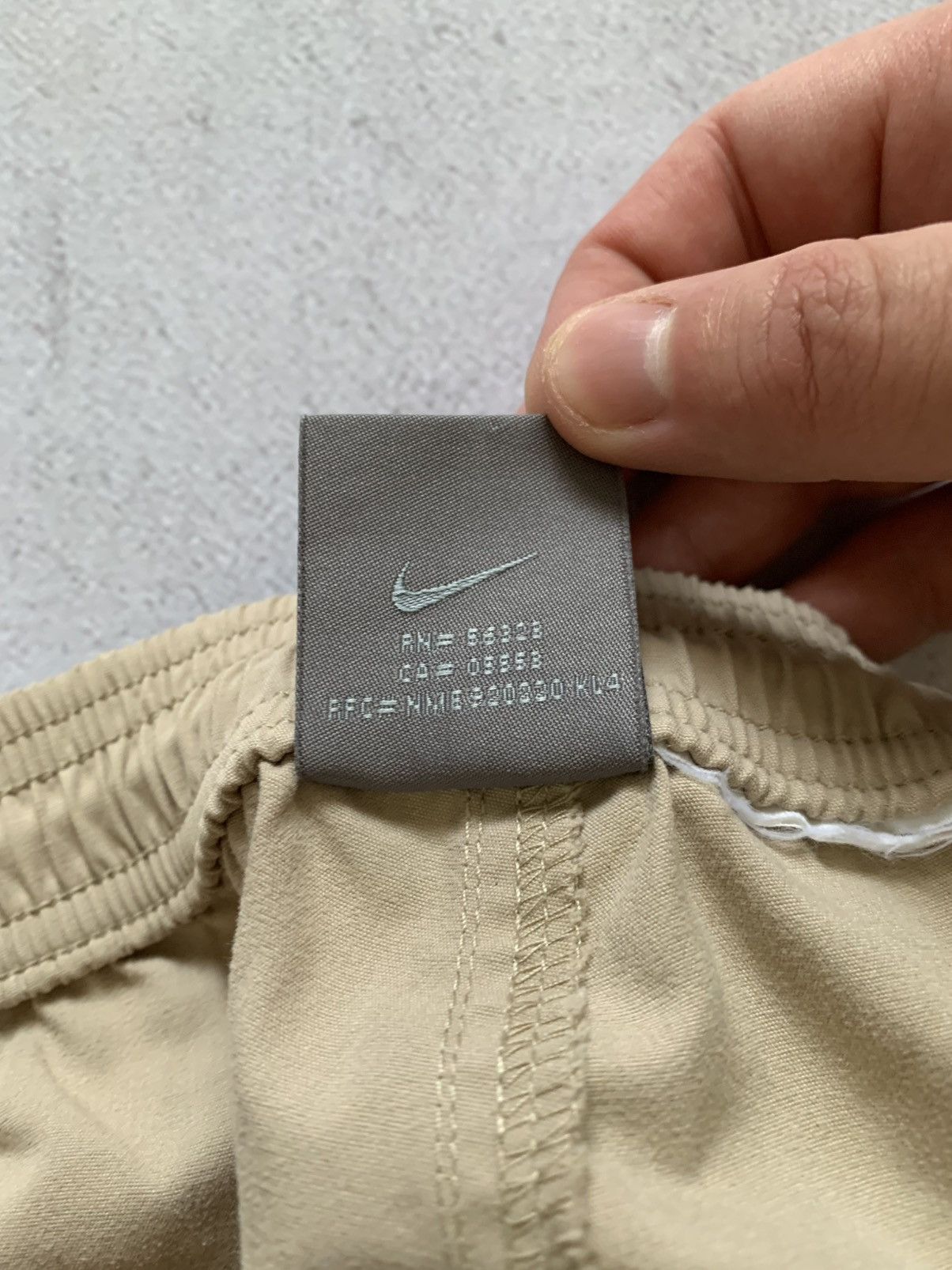 Nike × Vintage Vintage Nike Pants Track Cargo Nylon Baggy Double Knee 90s Size US 36 / EU 52 - 12 Thumbnail