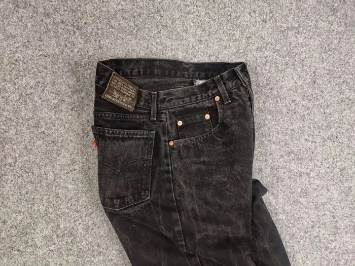Levi's Vintage 90's Levis 615 fit Guide Faded Black Denim Jeans Size US 30 / EU 46 - 11 Thumbnail