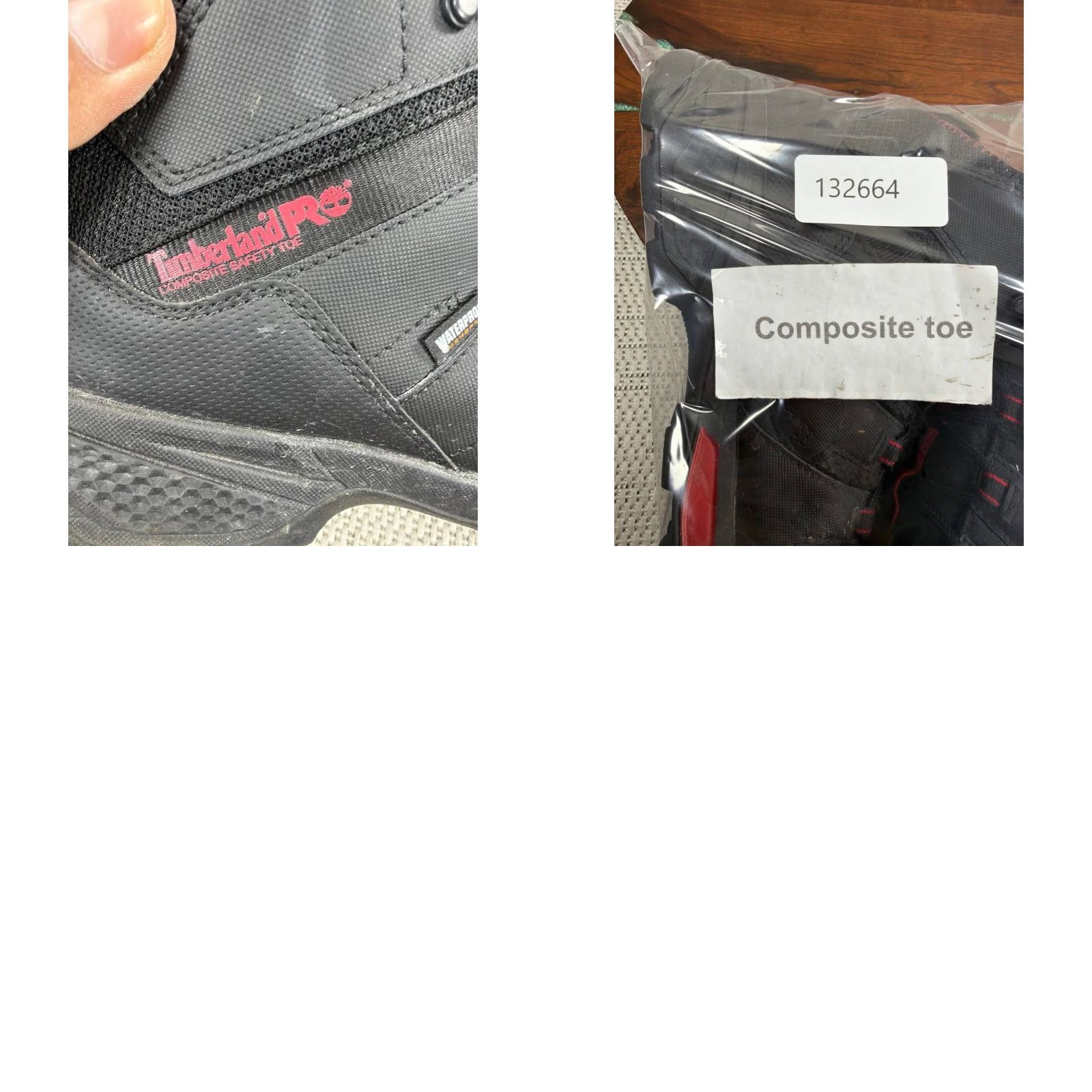 Timberland Timberland PRO Boots Men Size 8 W Switchback LT Composite Toe Work Black Leather Size US 8 / EU 41 - 8 Thumbnail
