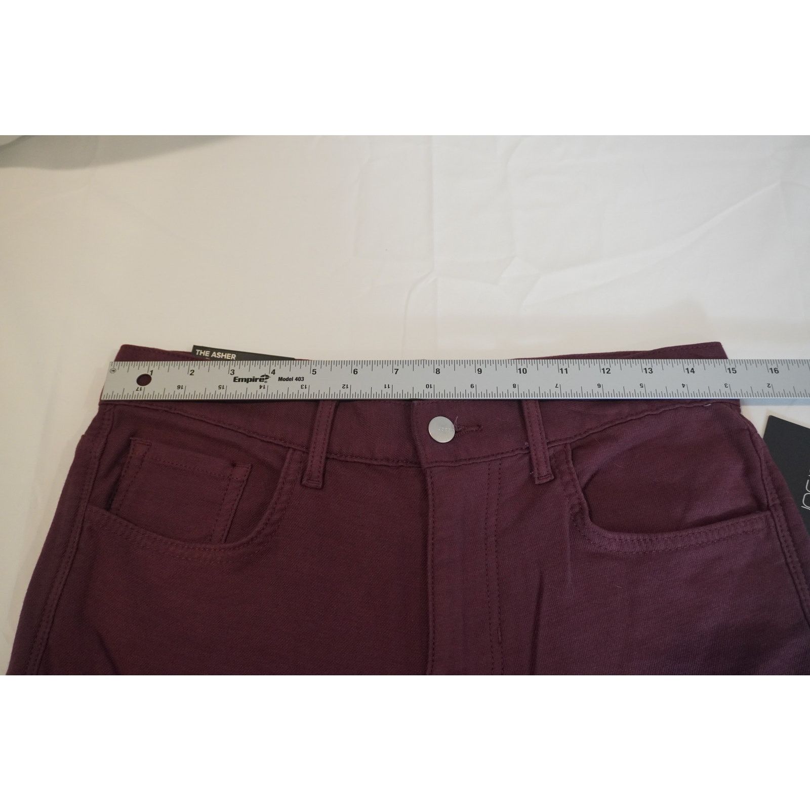 Joe's Joe’s Jeans “The Asher” Slim Fit Pants Burgundy Airsoft NWT Size US 30 / EU 46 - 7 Thumbnail