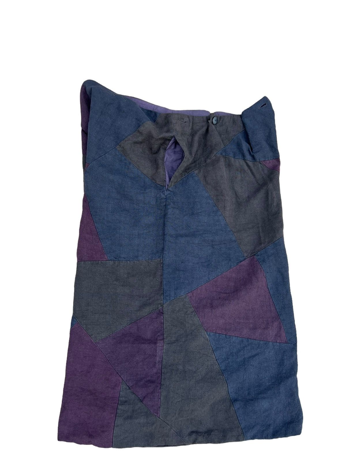 Casey Casey × Casey Vidalenc Casey Vidalenc Multi Colour Patchwork Super Wide Linen Pant Size US 32 / EU 48 - 17 Thumbnail