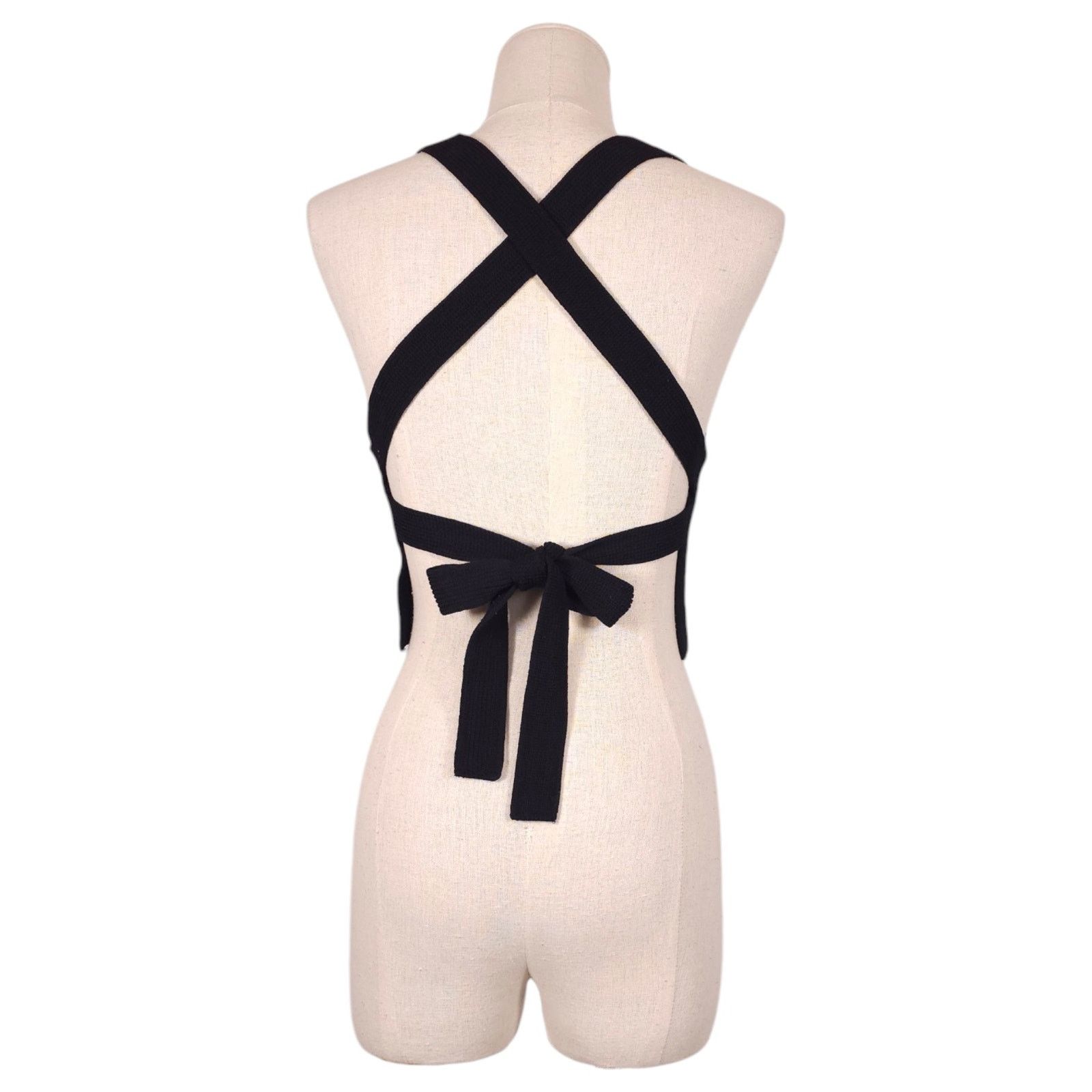 Other Wilfred Cayenne Knit Crop Top Black Sz Medium Size M / US 6-8 / IT 42-44 - 4 Thumbnail