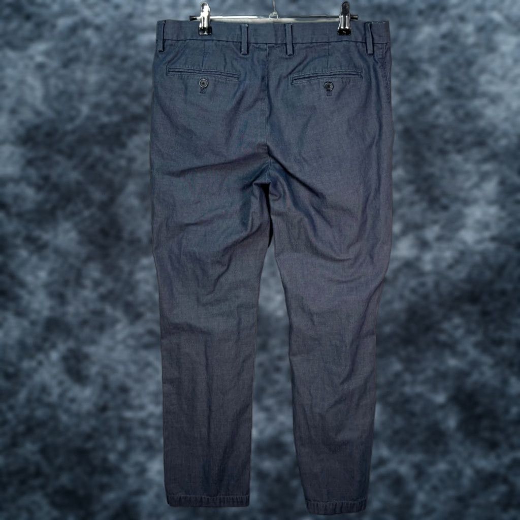 Banana Republic Banana Republic Kentfield Mens Pants Slim Chino Flat Front 31 31x28 Blue Cotton Casual Vintage No Womens Mens? Size US 31 - 1 Thumbnail