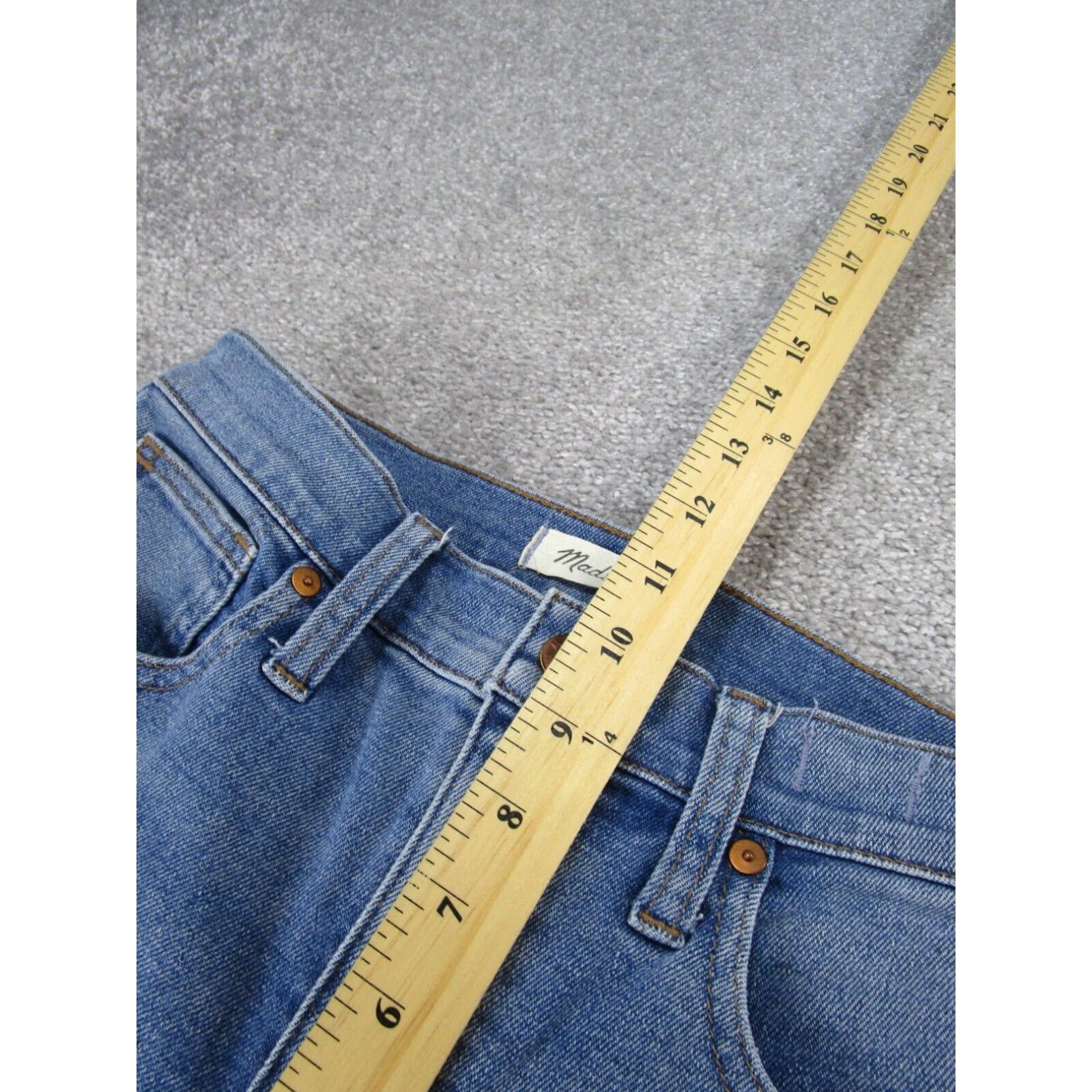 Madewell Madewell Womens 26 Skinny Jeans Extra Large Light Mid Wash Denim Size 26" / US 2 / IT 38 - 7 Thumbnail