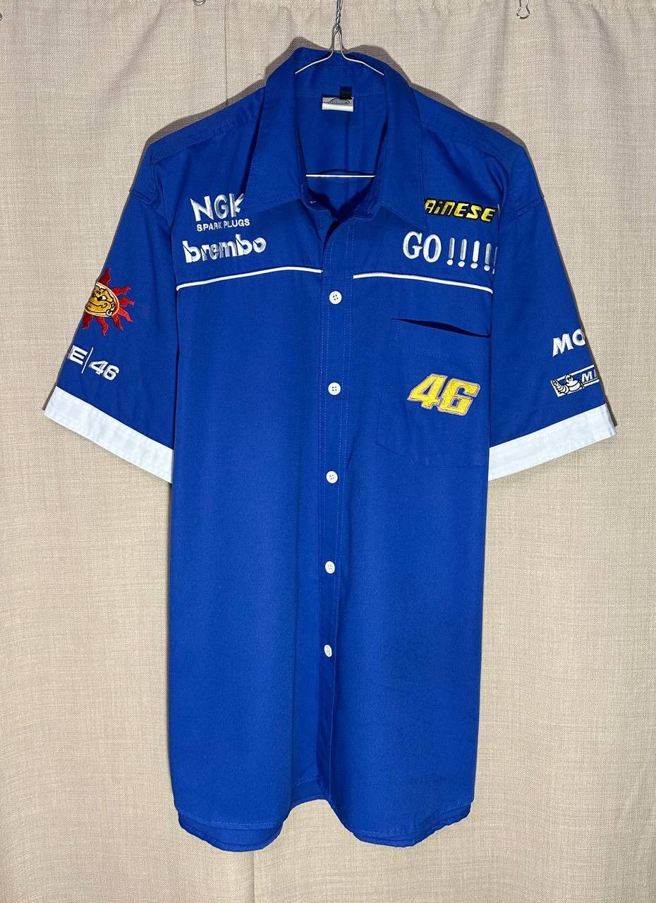Yamaha Yamaha Gauloises Vale 46 Moto Grand prix racing shirt button Size US XL / EU 56 / 4 - 1 Thumbnail