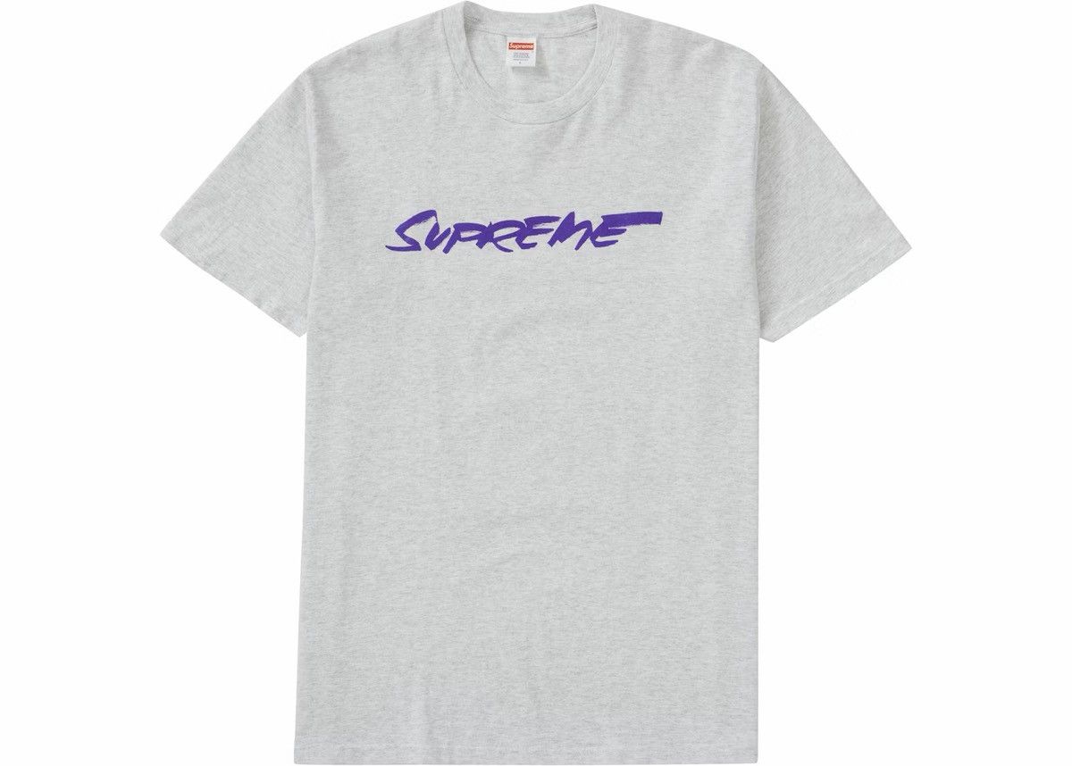 Supreme Supreme Futura Logo Tee - Grey Size US M / EU 48-50 / 2 - 1 Thumbnail