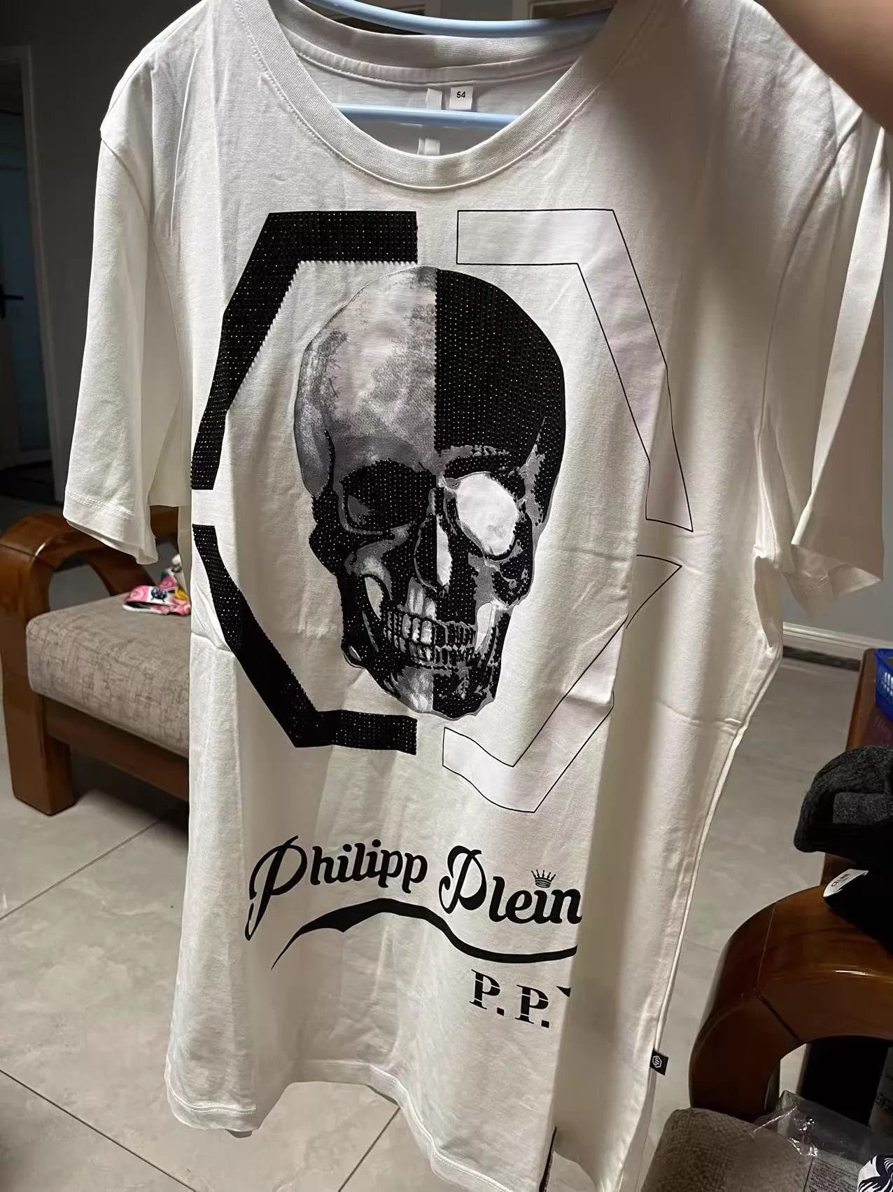 Philipp Plein Philipp Plein 54 short-sleeve worn once like new Size US L / EU 52-54 / 3 - 8 Thumbnail