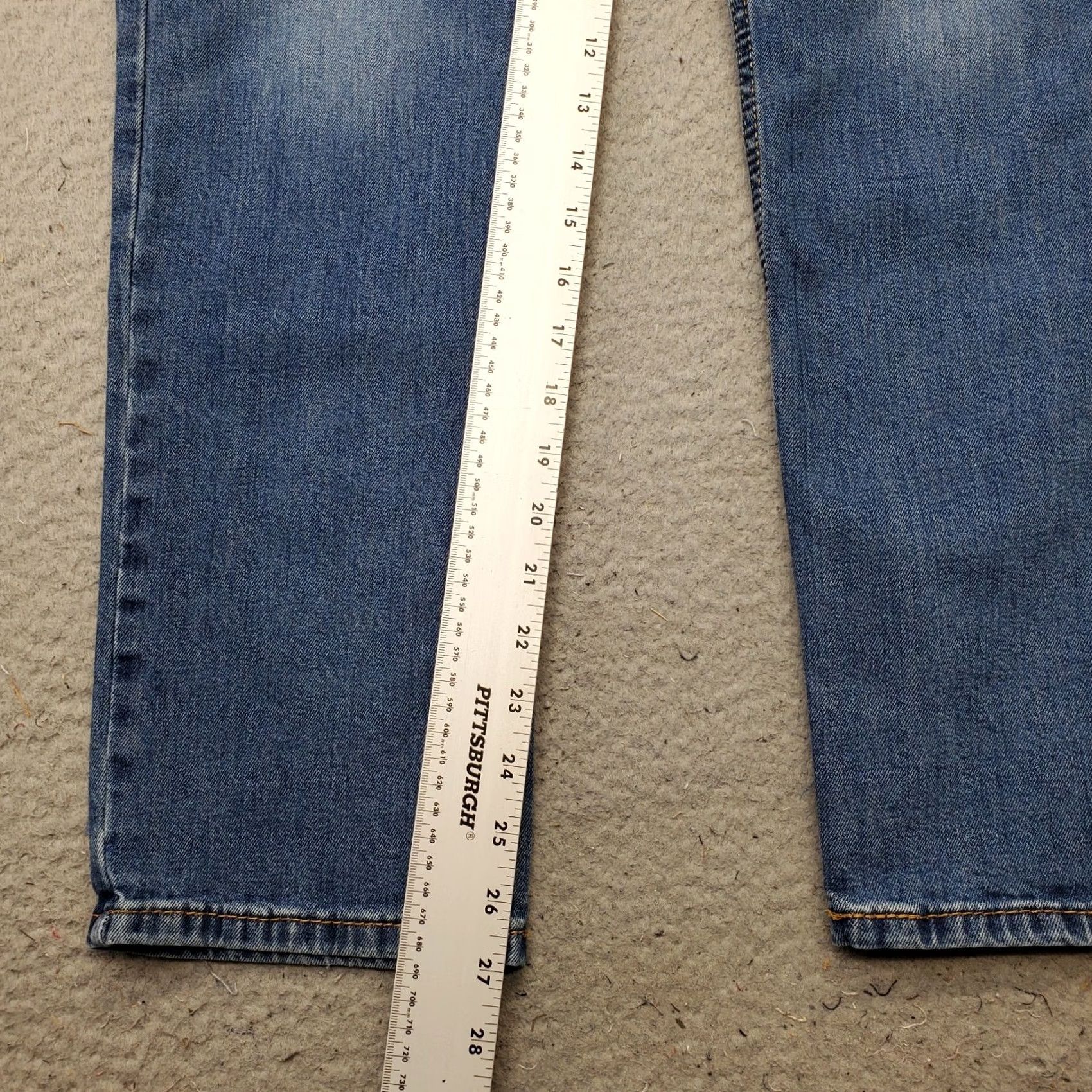 Levi's Levi's 511 Jeans Men 36x29 Blue Denim Double Stitch Red Tab Straight Leg Outdoor Size US 36 / EU 52 - 4 Thumbnail
