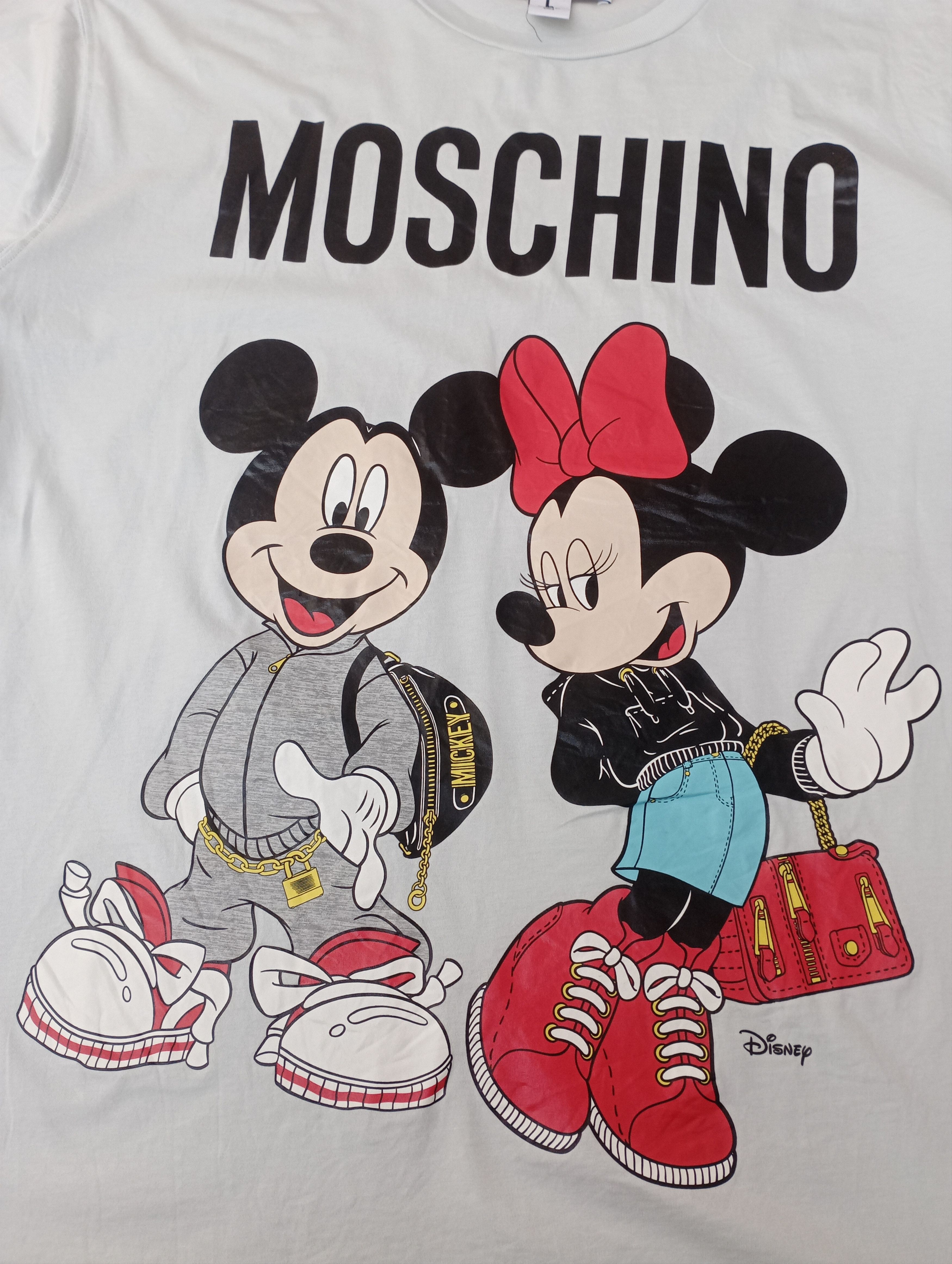 H&M x Moschino x Disney Mickey&Minnie Mouse t-shirt sz L