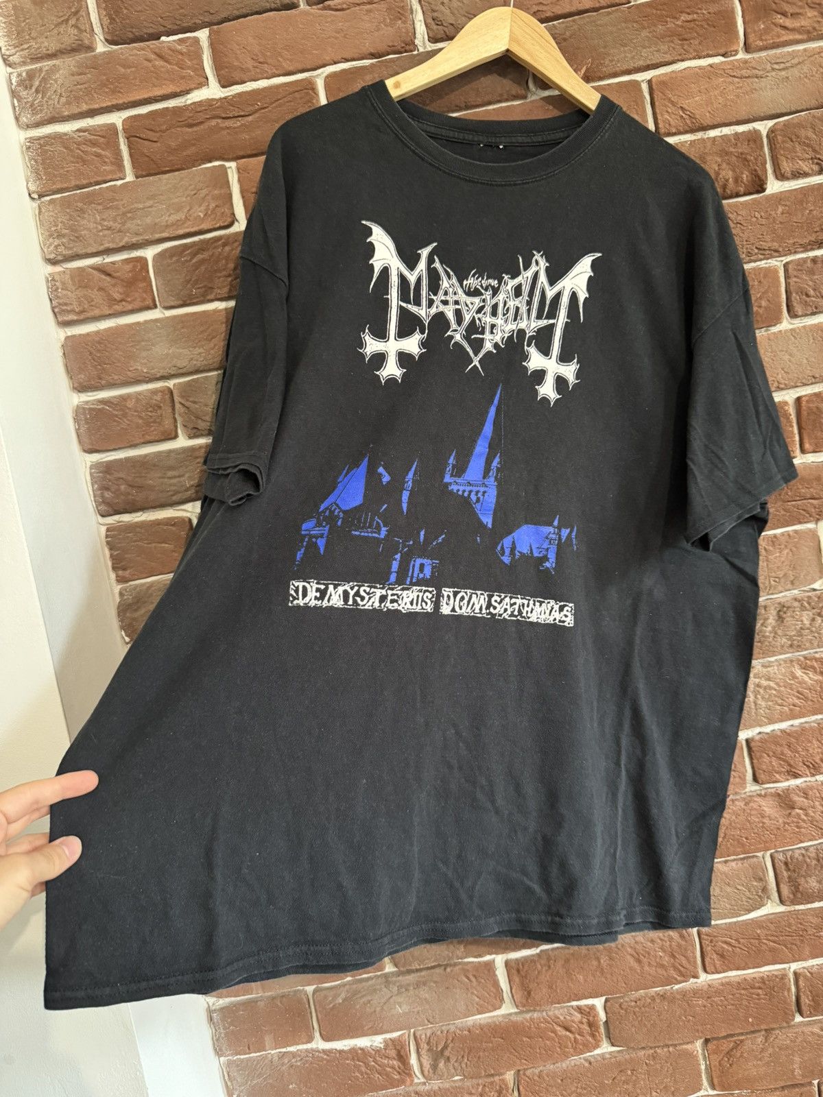 Band Tees Rare Mayhem De Mysteriis Dom Sathanas Black Metal Tshirt Size US XXL / EU 58 / 5 - 4 Thumbnail