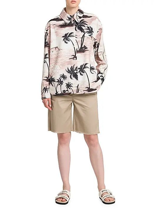 Palm Angels o1y1125 Short in Sand Size 30" / US 8 / IT 44 - 5 Thumbnail