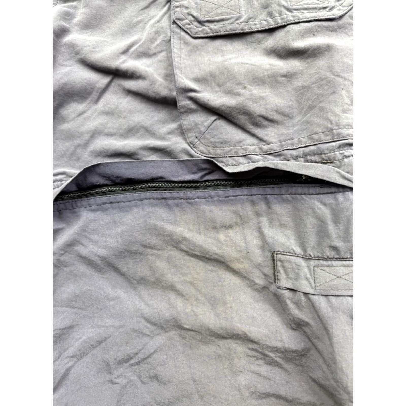 Royal Robbins Royal Robbins Mens XL Gray Hiking Pants Convertible Zip Off Cargo Belted Nylon Walking Activewear Size US 36 / EU 52 - 7 Thumbnail