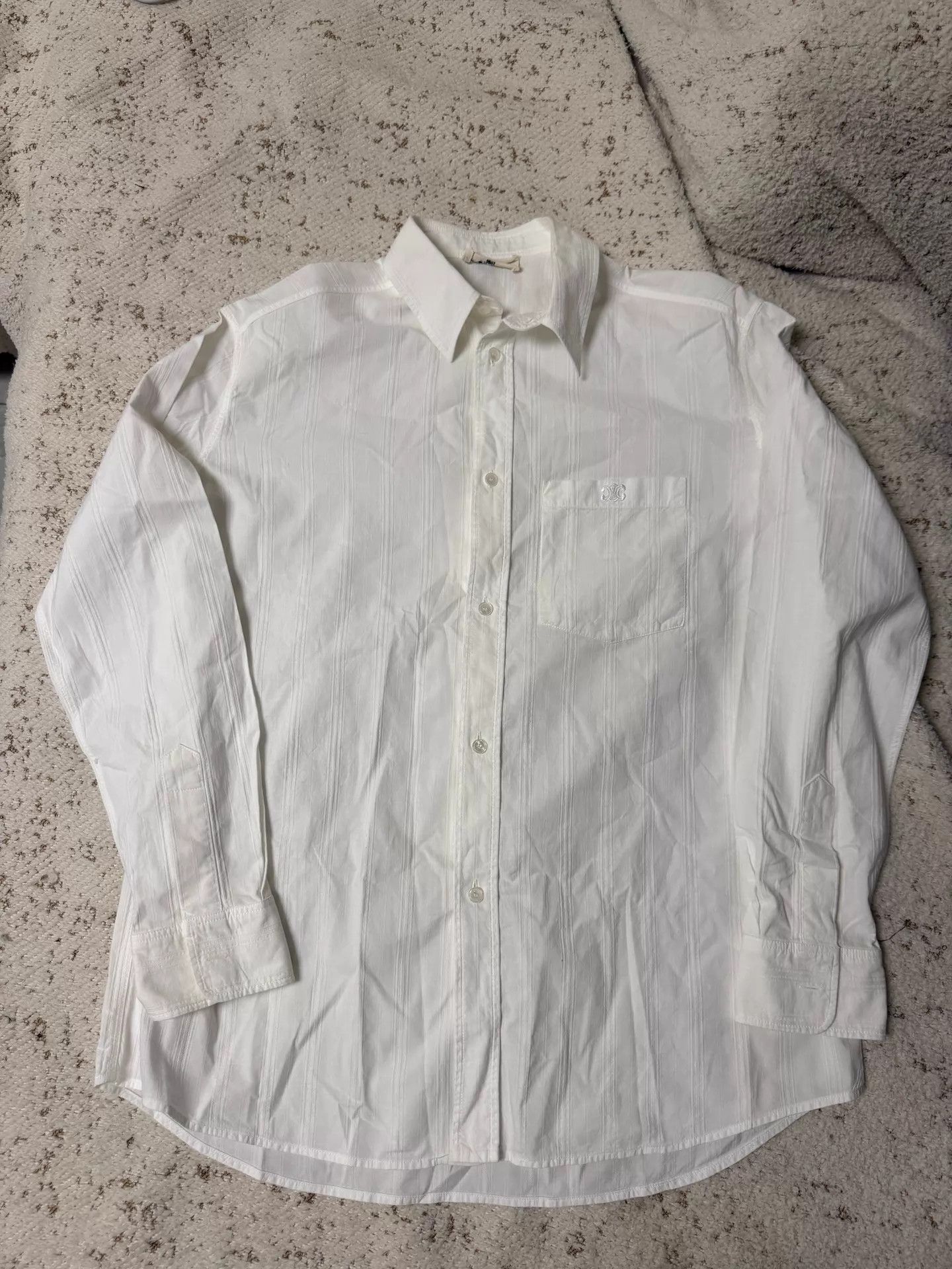 Celine Celine Triomphe Shirt 36 Size XS / US 0-2 / IT 36-38 - 1 Thumbnail