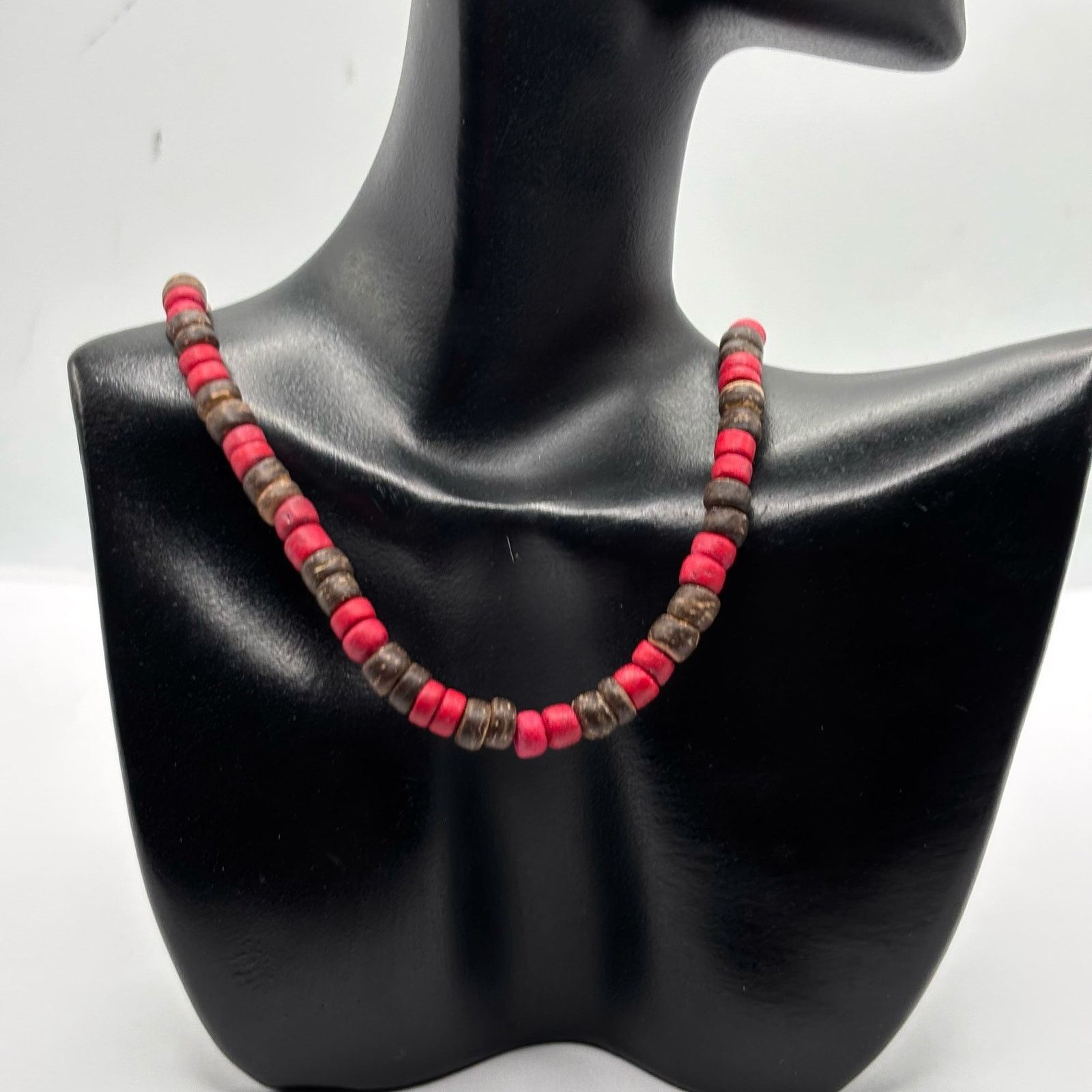 Other Red & Brown Beaded Necklace Size ONE SIZE - 1 Thumbnail