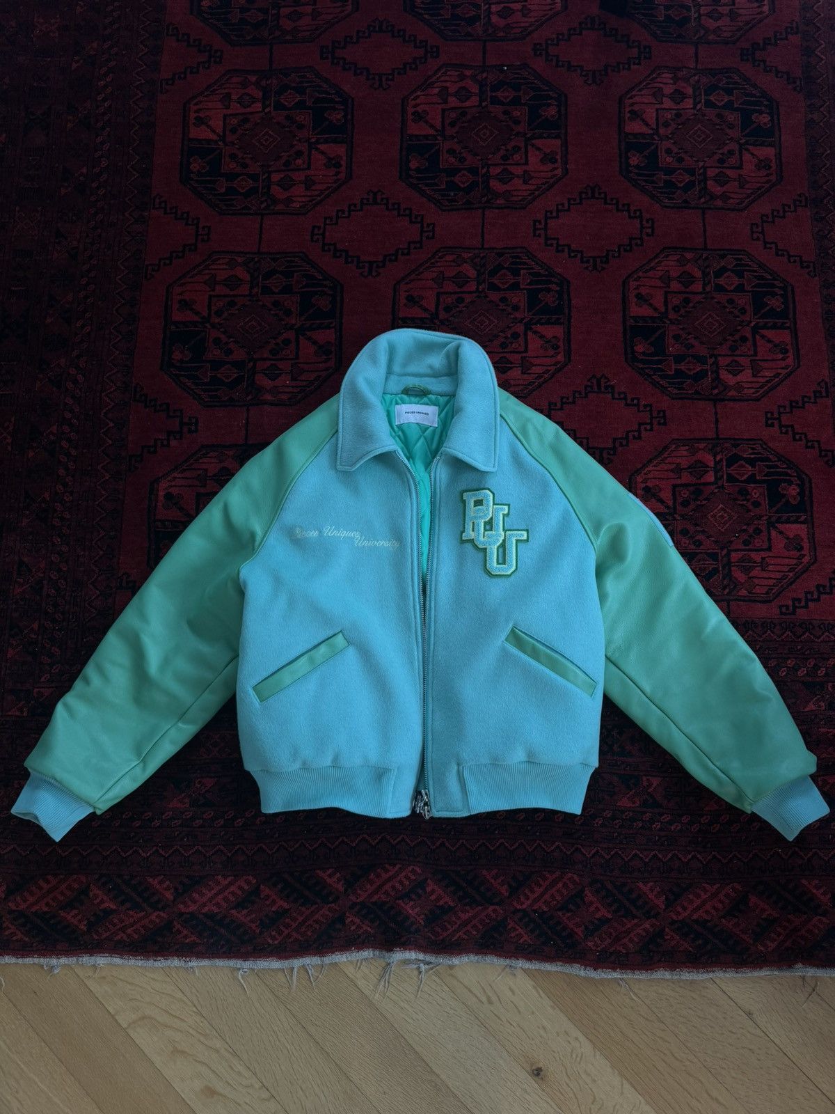 Pieces Uniques La Veste Dylan Leather College Jacket from Pieces Uniques Size US XL / EU 56 / 4 - 3 Thumbnail