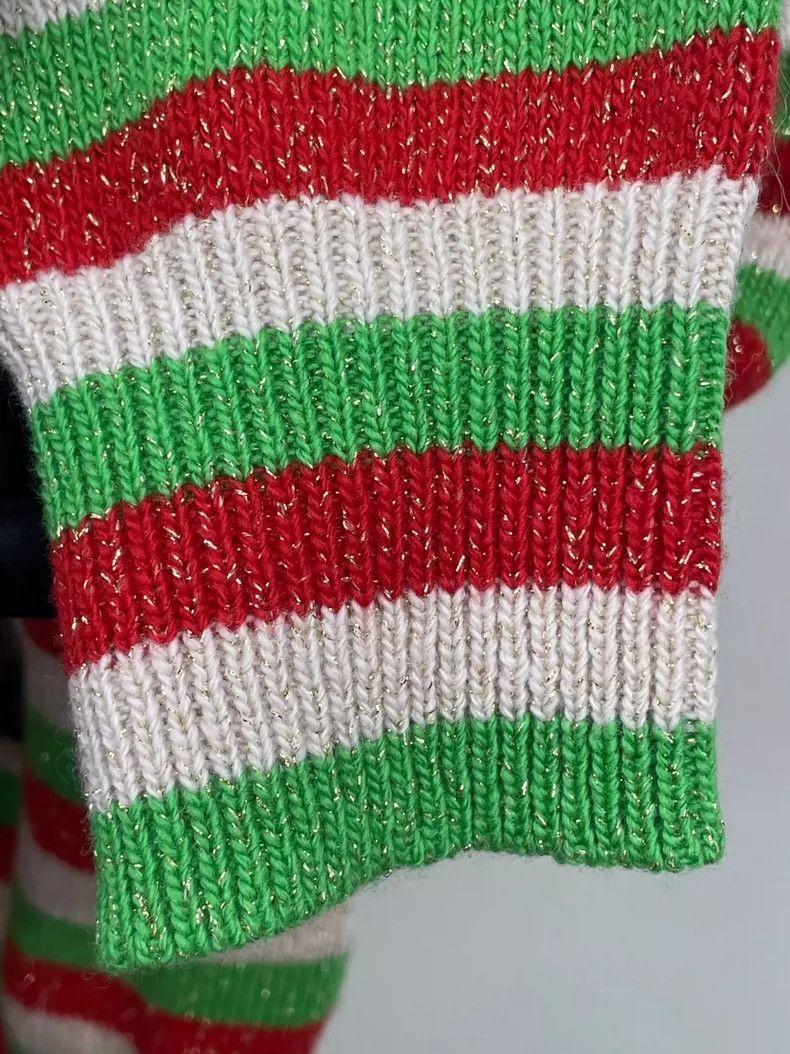 Gucci Gucci Striped knitwear with deer pattern sweater 2504-Nexta Size US M / EU 48-50 / 2 - 8 Thumbnail