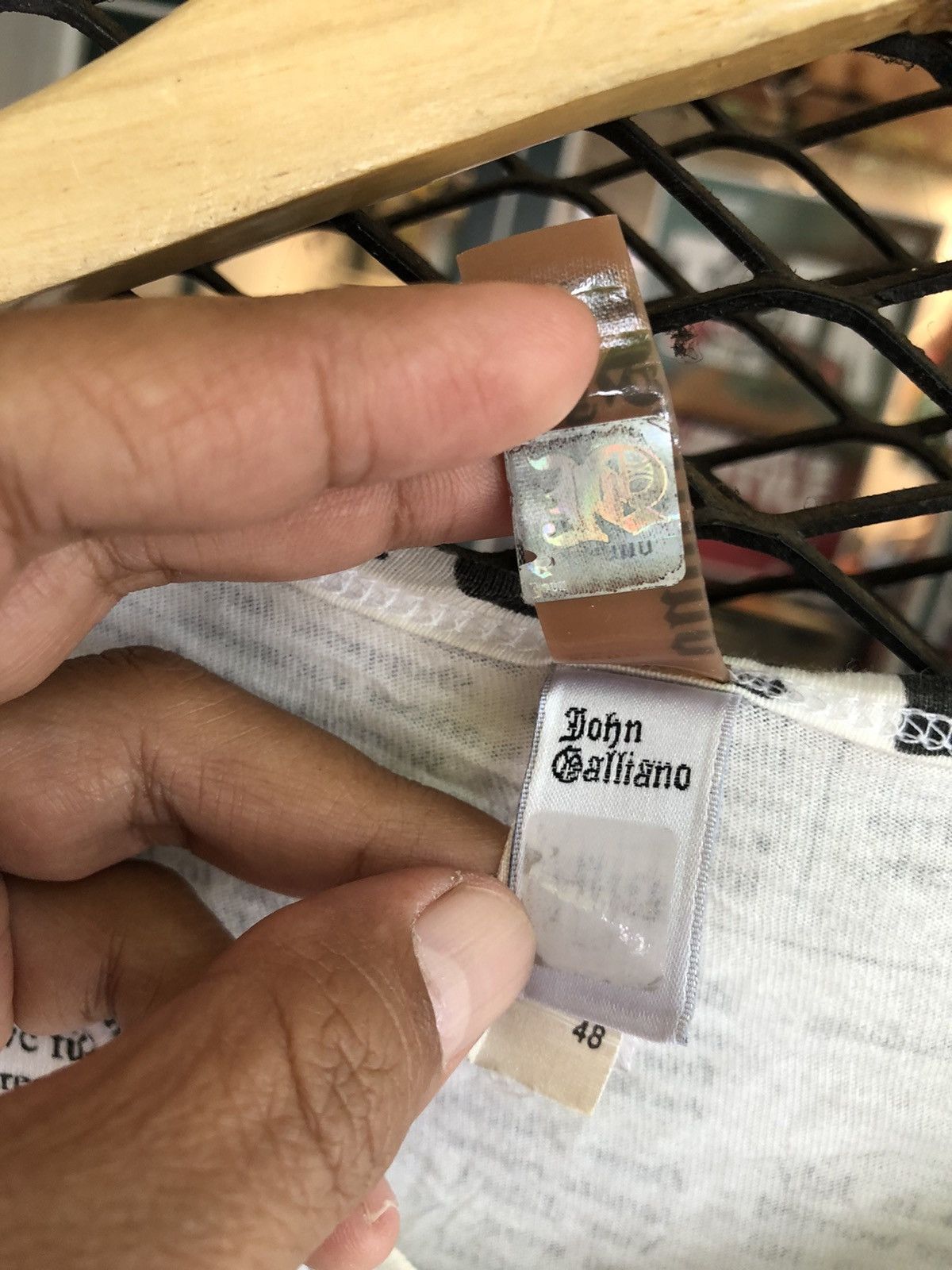 John Galliano JOHN GALLIANO NEWSPAPER T- SHIRT Size US M / EU 48-50 / 2 - 11 Thumbnail