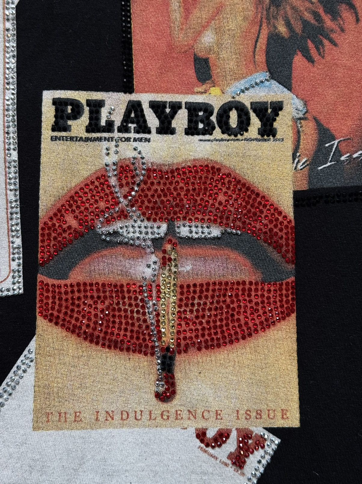 Philipp Plein × Playboy Philipp Plein x Playboy rhinestones logo t-shirt Size US XL / EU 56 / 4 - 5 Thumbnail