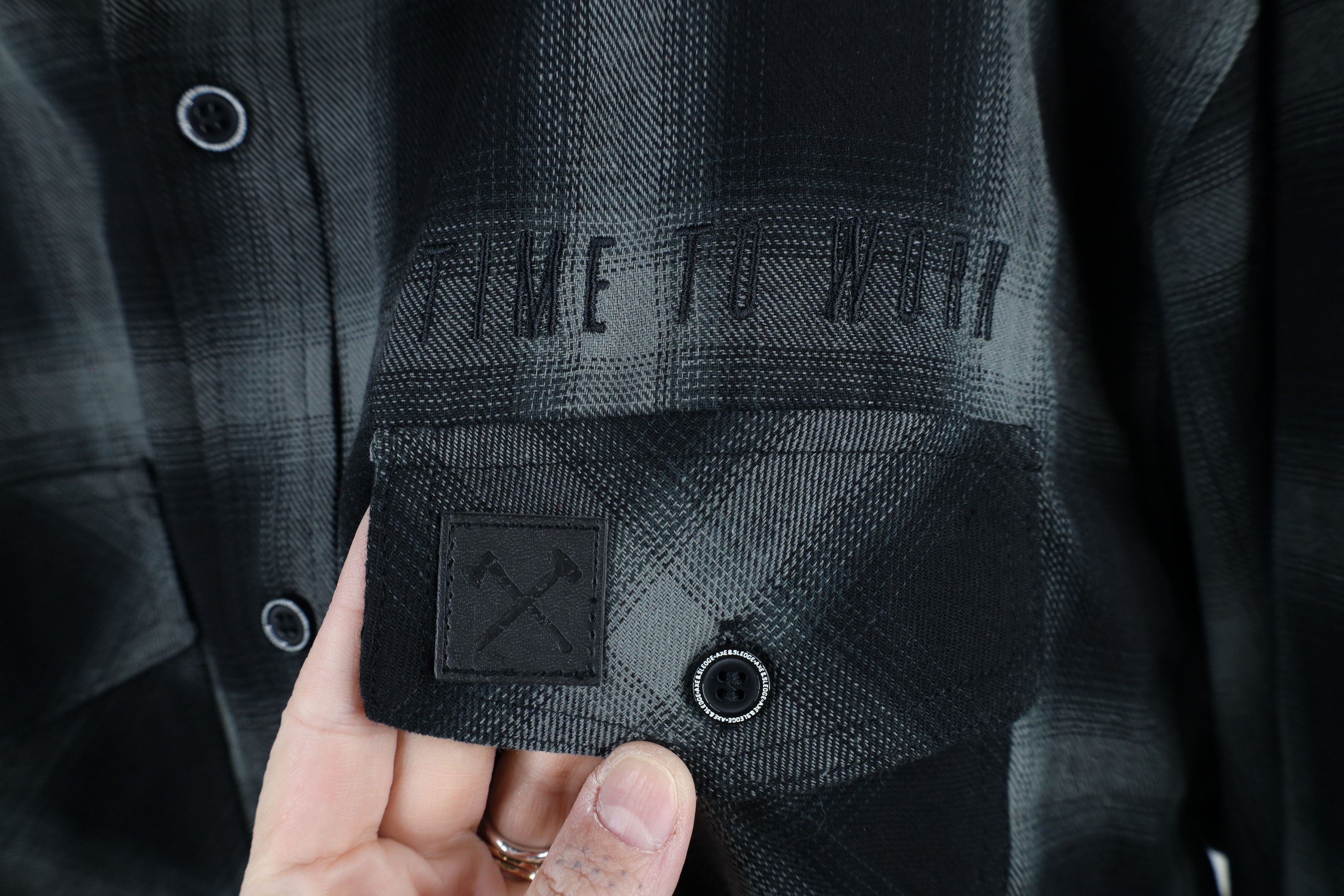 Vintage Axe & Sledge Supplements Pump Cover Flannel Button Shirt Size US XXL / EU 58 / 5 - 4 Thumbnail
