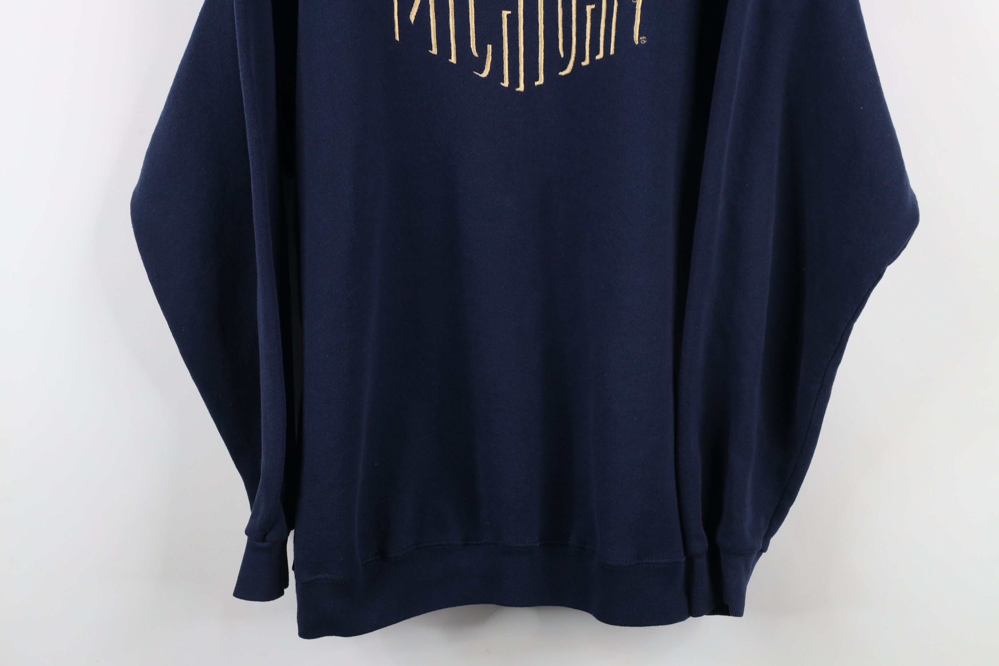 Vintage Vintage 90s University of Michigan Crewneck Sweatshirt USA Size US XL / EU 56 / 4 - 3 Thumbnail