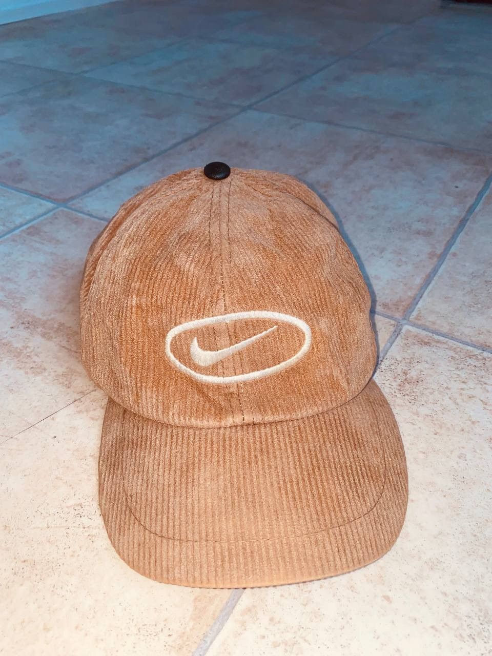 Nike × Vintage 90s Corduroy Vintage Cap Jordan Size ONE SIZE - 9 Thumbnail