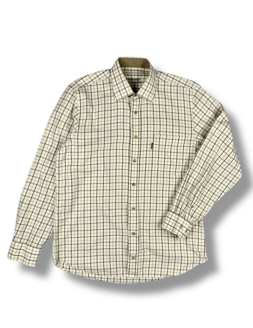 Barbour Vintage Barbour Button Up Shirt Size M Size US M / EU 48-50 / 2 - 1 Thumbnail