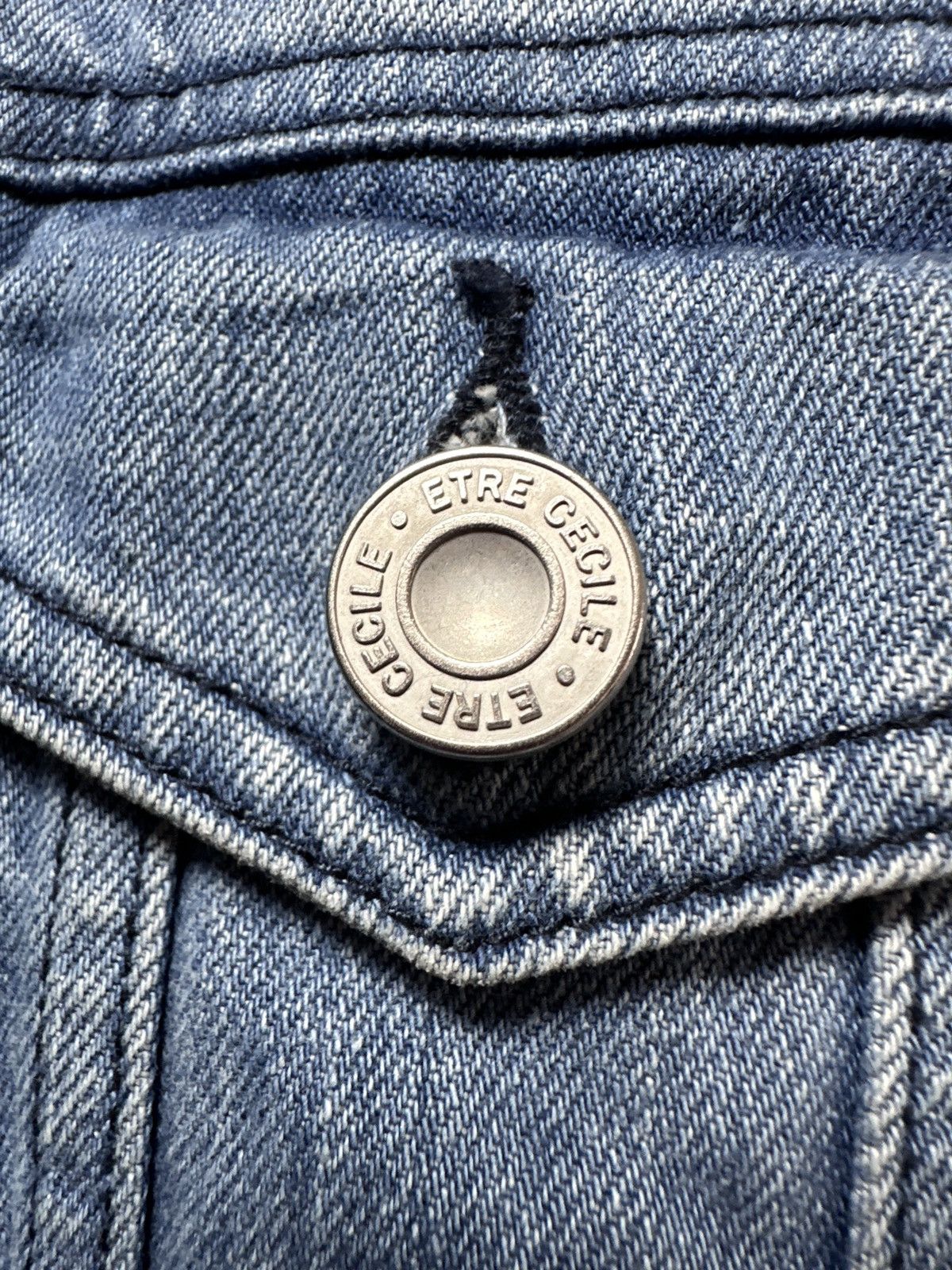 Other Être Cécile presque parisiene denim jacket luxury Size S / US 4 / IT 40 - 6 Thumbnail