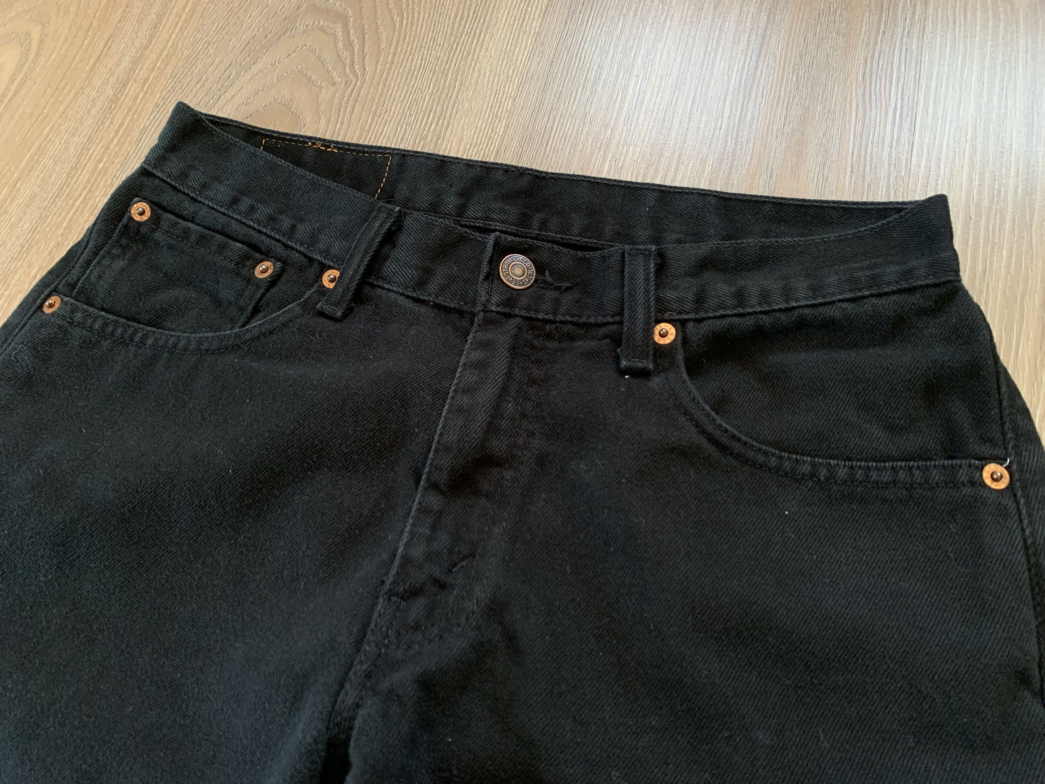 Levi's Mens Levi's 751 02 Black Jeans Size US 30 / EU 46 - 4 Thumbnail