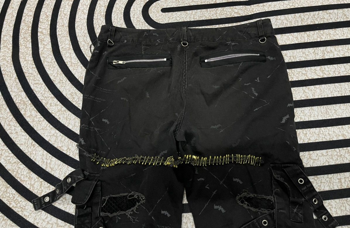Japanese Brand 2000s GLP GOTHIC GRUNGE STYLE BONDAGE DISTRESSED PUNK Size US 35 - 15 Thumbnail