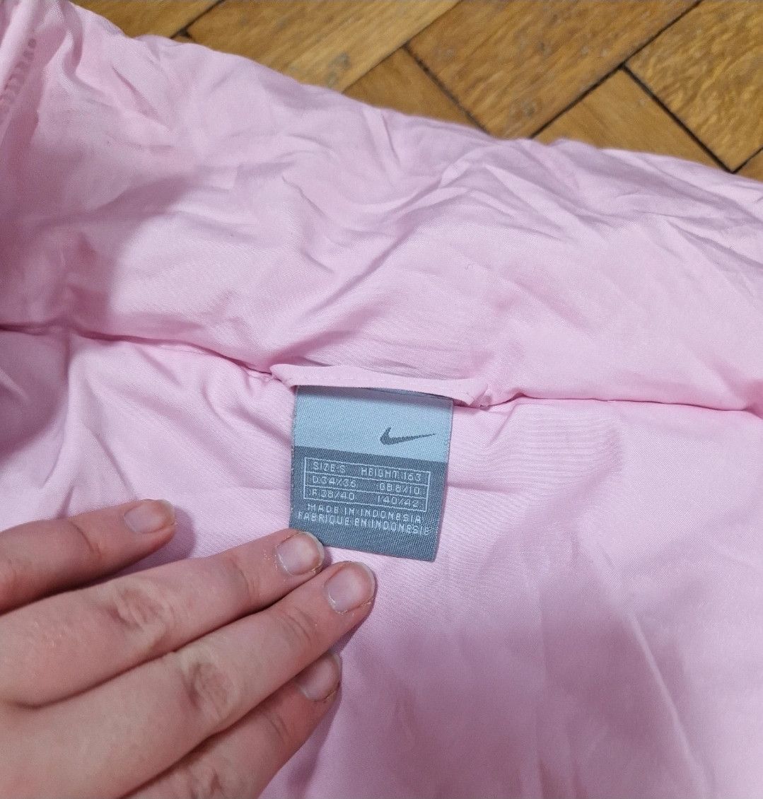Nike Nike vintage pink puffer bomber jacket y2k 2000s Size S / US 4 / IT 40 - 5 Thumbnail