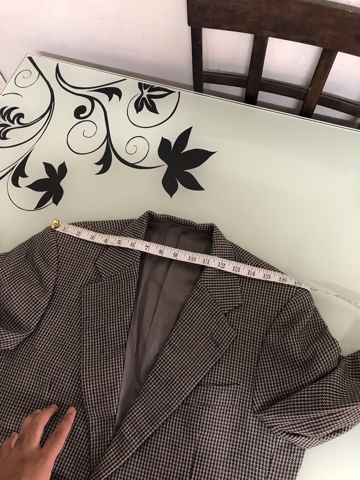 Burberry Vtg Burberry Tweed Wool Checked Single Breasted Blazer Size US M / EU 48-50 / 2 - 23 Thumbnail