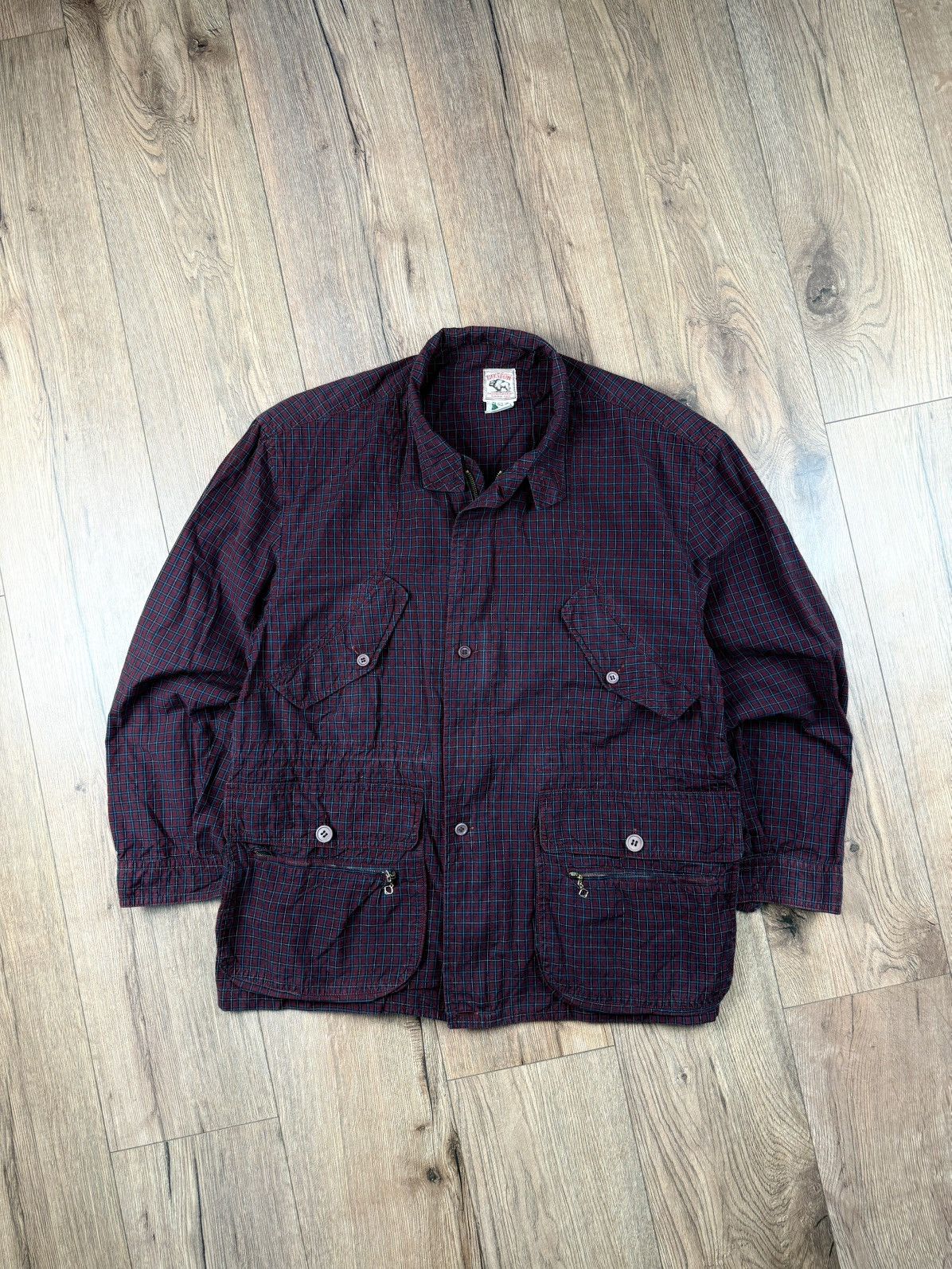 Boston Traders Boston Italy Workwear Bomber Jacket Plaid Zip Size M Size US M / EU 48-50 / 2 - 1 Thumbnail