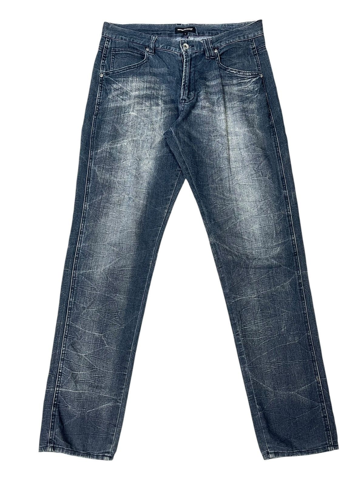 semanticdesign Vintage Semanticdesign Stratchable Jeans Streetwear Size US 34 / EU 50 - 1 Thumbnail