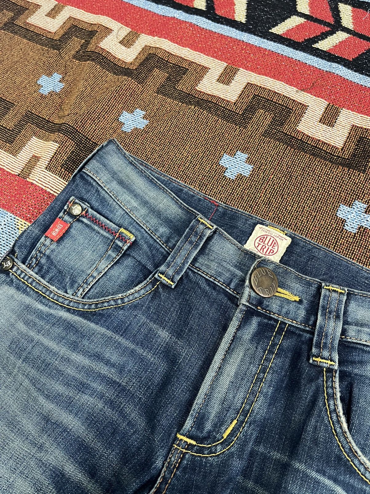 Japanese Brand 🇯🇵Edwin Flare denim pants🇯🇵 Size US 26 / EU 42 - 10 Thumbnail