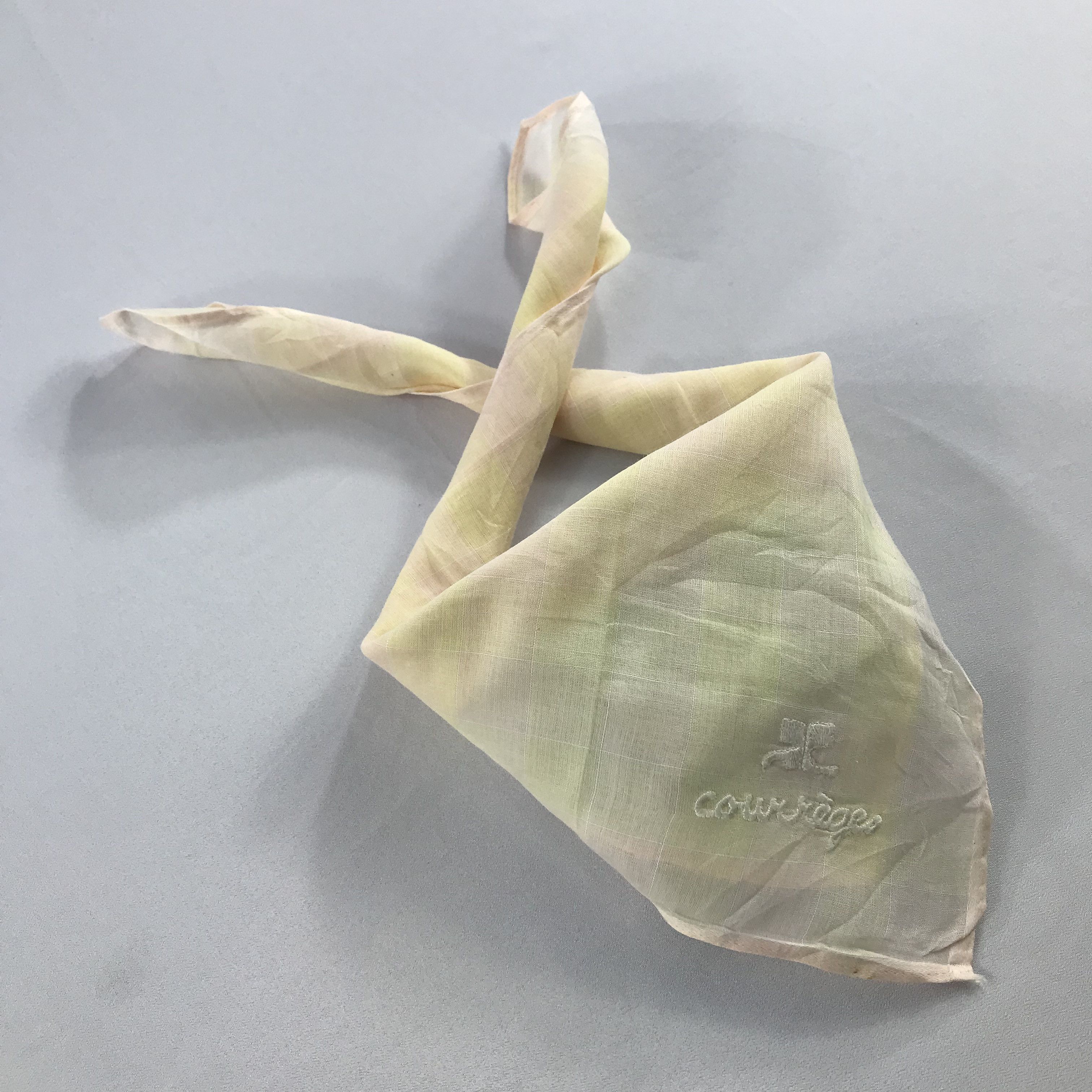Courreges × Vintage Courreges Bandana / Handkerchief / Neckerchief - S2743A Size ONE SIZE - 4 Thumbnail