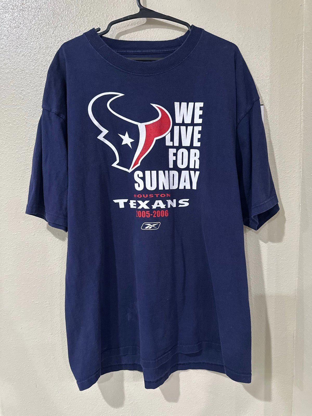 Reebok Vintage Reebok, Houston, Texans T-shirt Size US XL / EU 56 / 4 - 1 Thumbnail