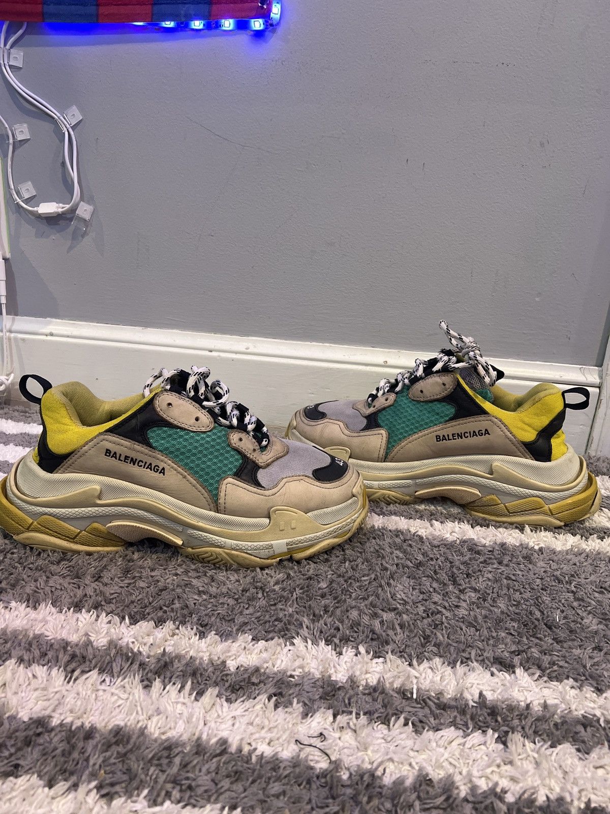 Balenciaga Triple s “green yellow”
