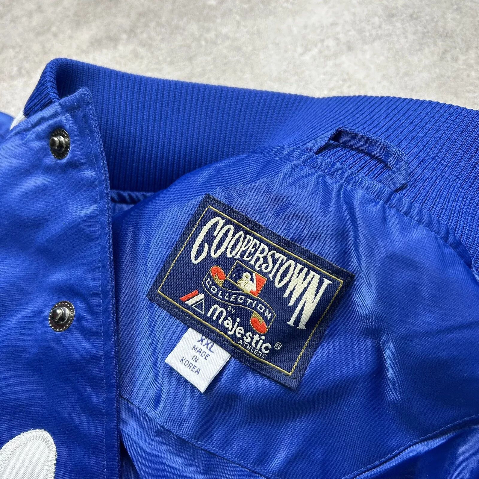 MLB × Majestic × Vintage BROOKLYN DODGERS NEW YORK SATIN JACKET MAJESTIC COOPERSTOWN Size US XXL / EU 58 / 5 - 6 Thumbnail