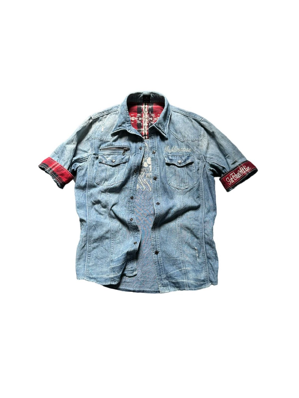 If Six Was Nine 00's Semanticdesign x In The Attic denim shirt Size US M / EU 48-50 / 2 - 1 Thumbnail