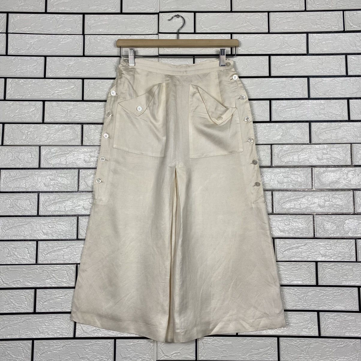 Yohji Yamamoto 📌Punk Style Bondage Pants Cropped Yoshie Inaba Japan Size 22" - 2 Thumbnail