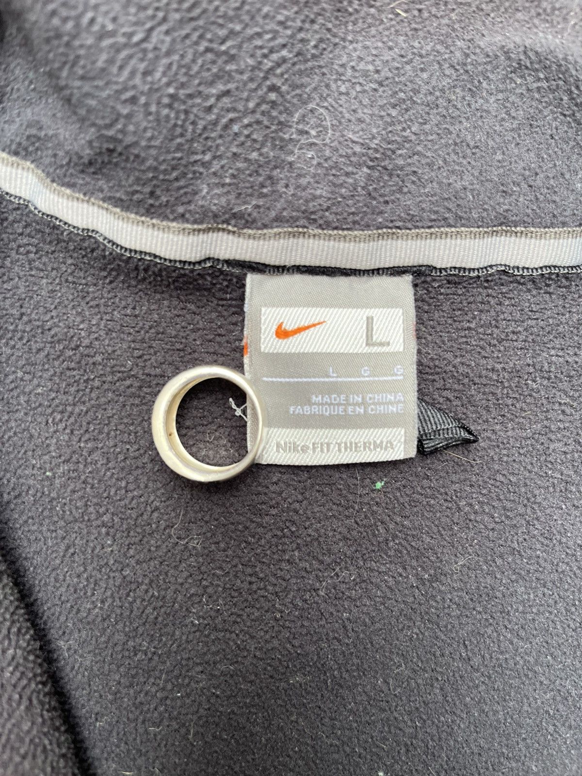 Nike Y2K Silver Tag Nike Fit Therma Embroidered Swoosh Sweatshirt Size US L / EU 52-54 / 3 - 5 Thumbnail