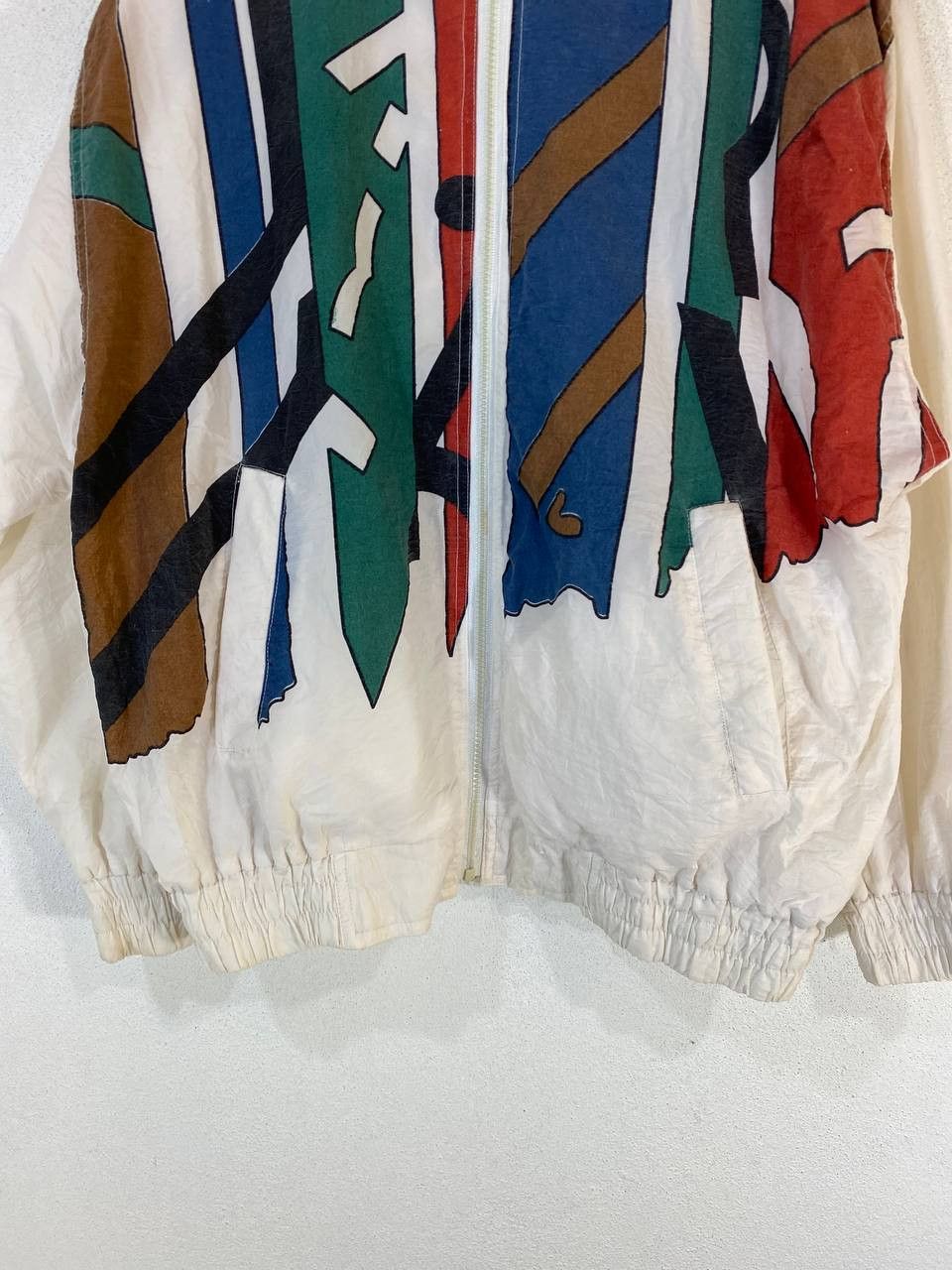 Vintage vintage art design light jacket nice design Size US L / EU 52-54 / 3 - 5 Thumbnail