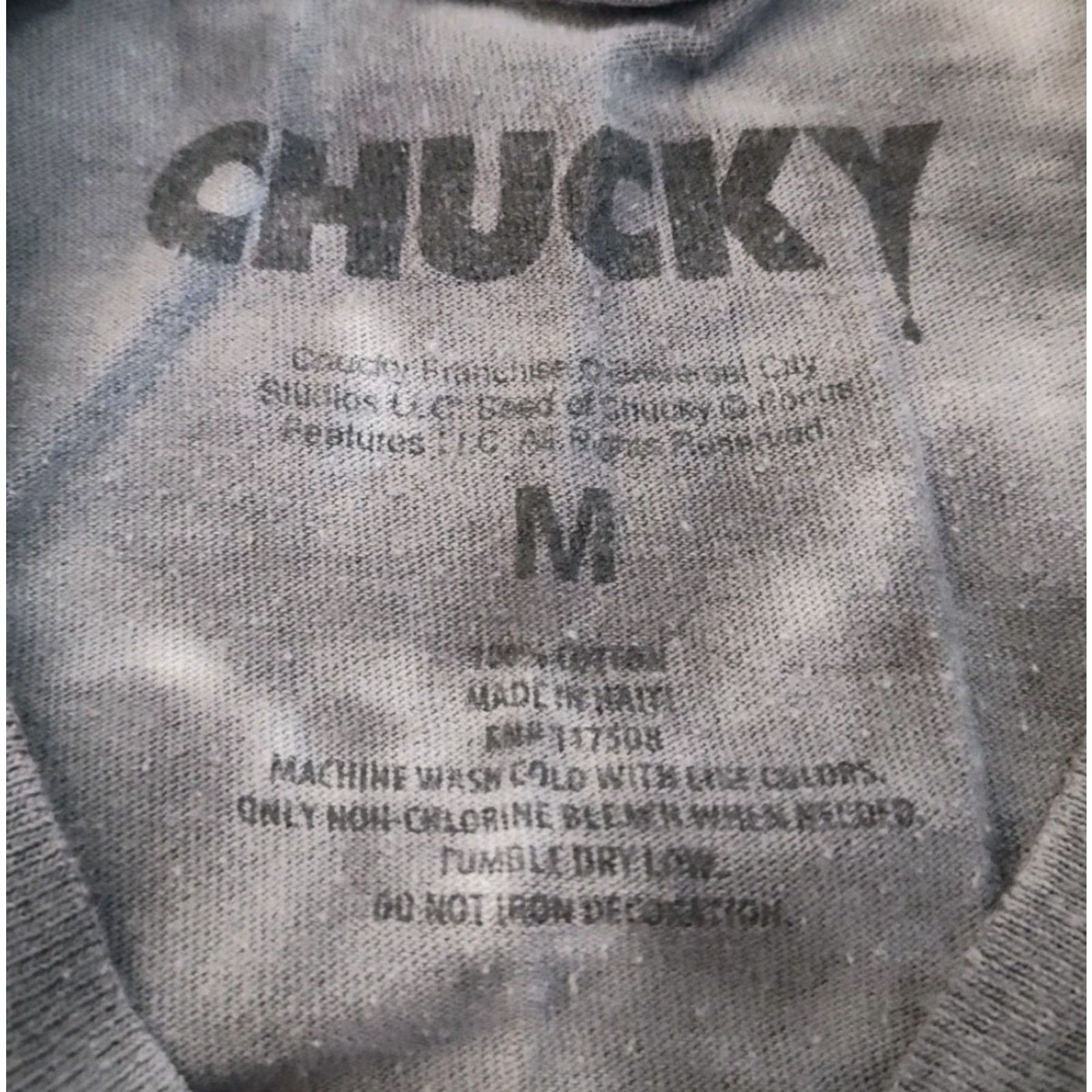 Vintage VINTAGE Chucky Horror Movie T-Shirt Unisex Adult Medium Tie Dye Graphic Halloween Size US M / EU 48-50 / 2 - 4 Thumbnail