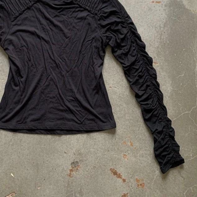 Other The Cop Copine Ruched Sleeves Top Size ONE SIZE - 2 Thumbnail